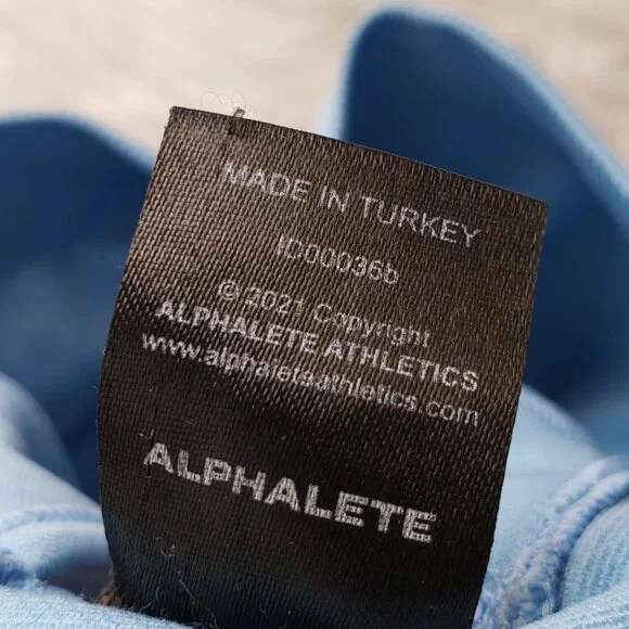 Alphalete Amplify Bra Blue Seamless Longline size S - Picture 4 of 10